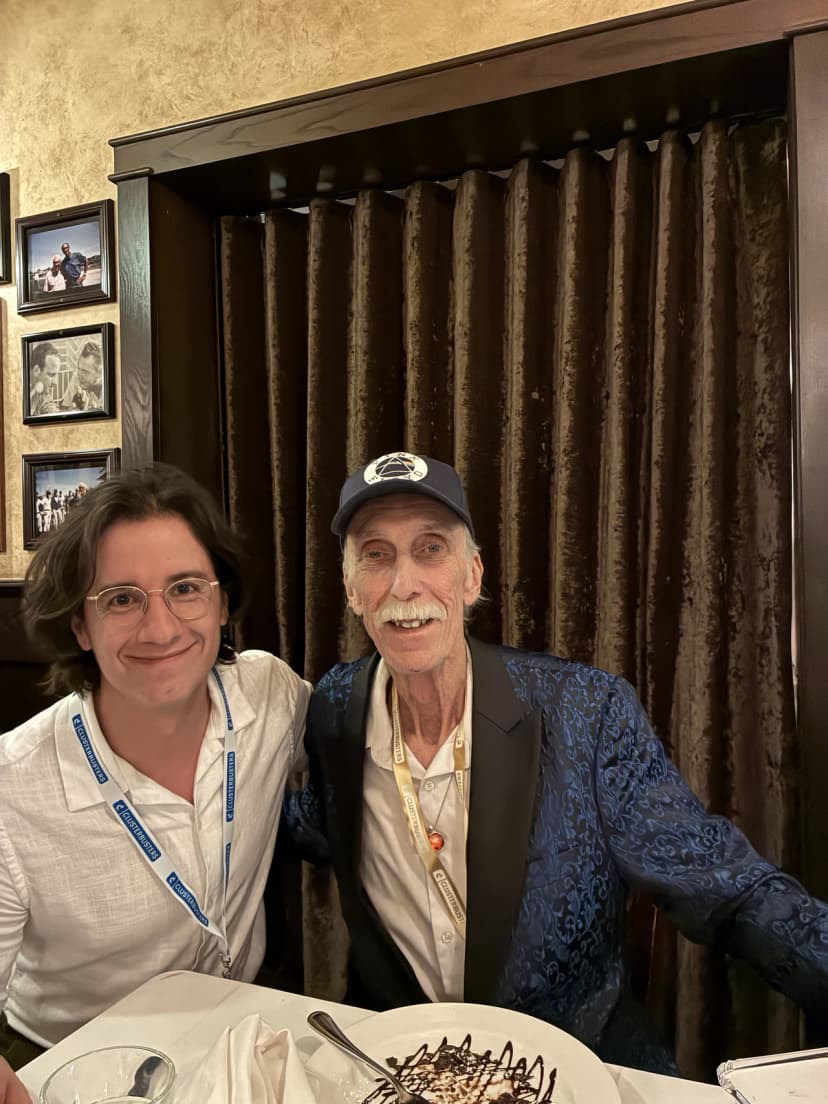 Alfredo Parra with Bob Wold, President of Clusterbusters
