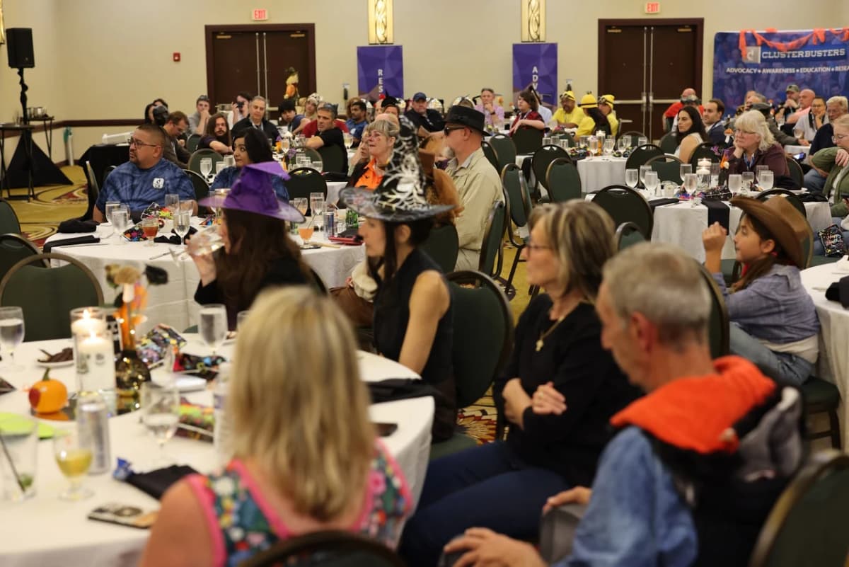 Halloween-themed closing dinner