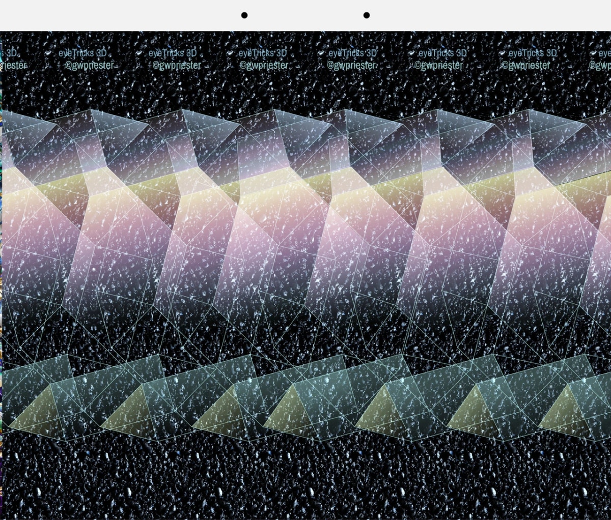 Autostereogram of a diamond